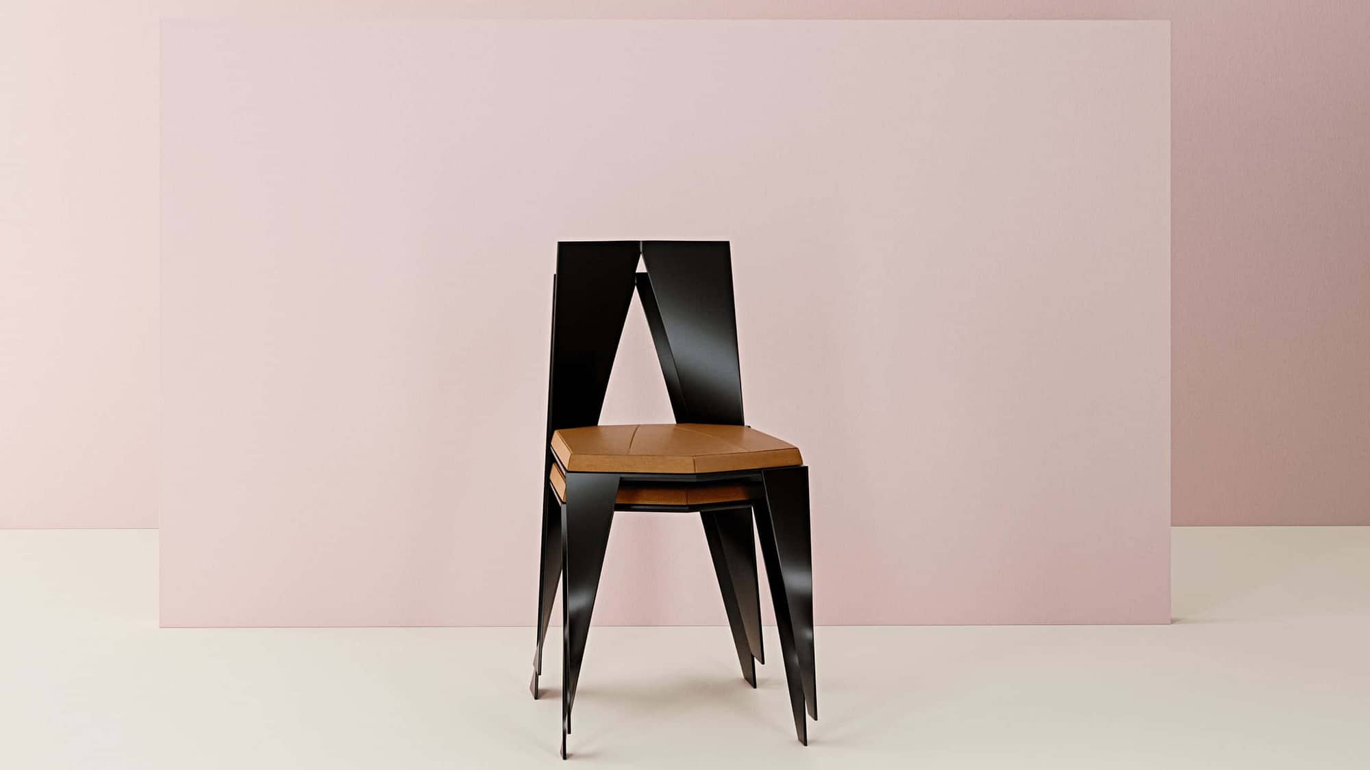 conception de la chaise IBRA INJ ARCHITECTS