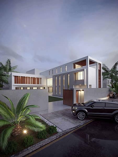 Villa haut de gamme Architecture | Villa MABK Al Basateen par INJ Team