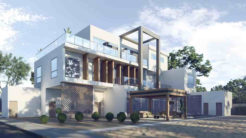 RR modern villa design, villa architecture design by Inj architects