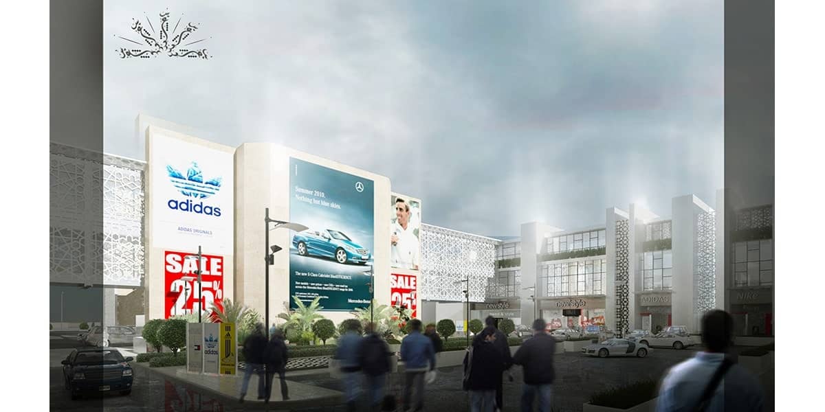 Centre commercial et mall design AL Soud Plaza par INJ ARCHITECTS